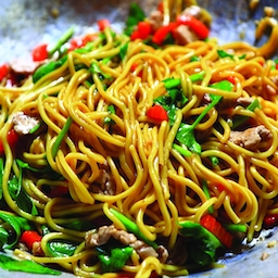 Egg Noodle Stir Fried With Soy Sauce