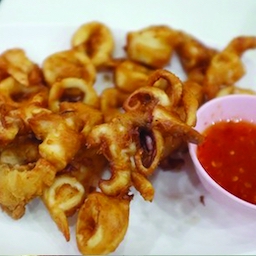 Fried Squid With Garlic