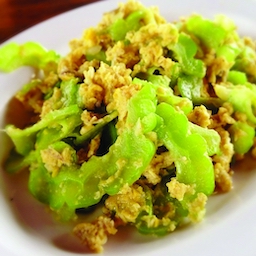 Bitter Melon Stir-Fried With Egg